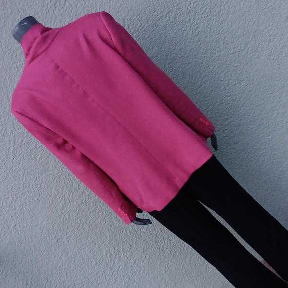 CROSS COUNTRY FASHIONS (USA) LADIES VINTAGE PURE LINEN (1) BUTTON LUXURY BLAZER - Picture 10 of 17